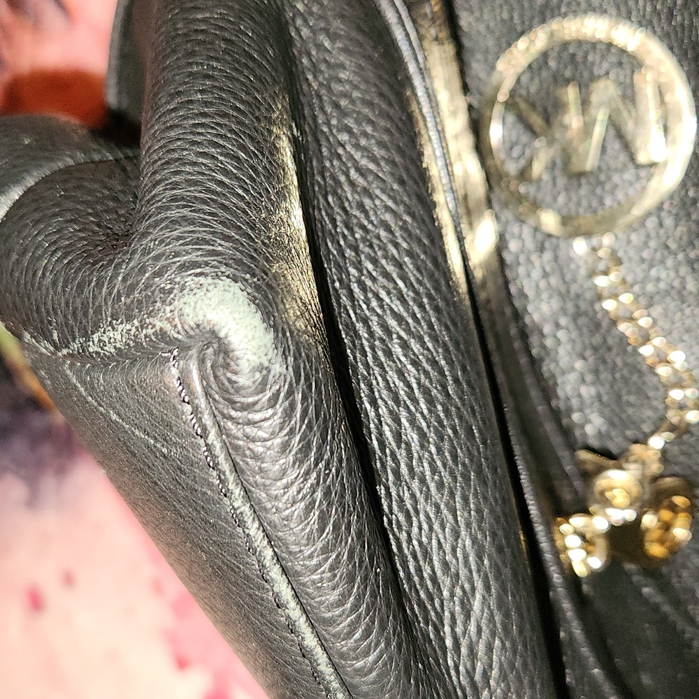 Michael Kors Black Leather Hobo Bag - Picture 7 of 7